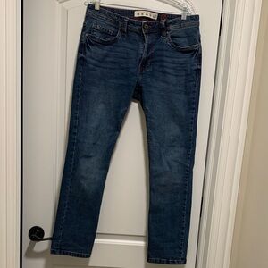 Artful Rebel Stylish Men's Slim Fit Jeans in Deep Blue. Size:32x30. Pre-Owned.